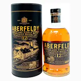Aberfeldy 12 Year Old Single Malt Scotch Whisky, 70cl, 40% ABV