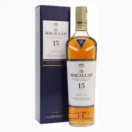 MACALLAN 15 Year Old Double Cask Speyside Single Malt Scotch Whisky 70cl 43%