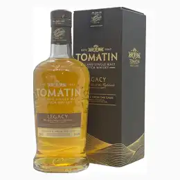 TOMATIN DISTILLERY Legacy 43% abv 70cl
