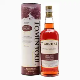 Tomintoul Tawny Port Cask Finish Small Batch Speyside Single Malt Scotch Whisky  70cl