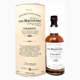 Balvenie 30 Year Old Single Malt Scotch Whisky, 70cl, 47.3% ABV