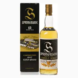 Springbank 12 Year Old Campbeltown Malt 1980s With Original Box