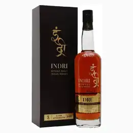 Indri Dru Cask Strength Indian Single Malt Whisky 70cl