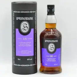 Springbank 18 Year Old Single Malt 2021 Release With Tube