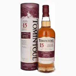 Tomintoul 15 Year old Port finish limited edition, Single Malt Whisky, 70cl