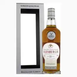 Glenburgie 21 Year Old, GandM Distillery Labels 46%