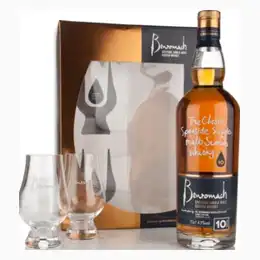 Benromach 10 Year Old Gift Pack with 2x Glasses Whisky 70cl