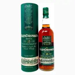 Glendronach 15 Year Old Revival Pre-2015 Single Malt Scotch Whisky, 70cl, 46% ABV