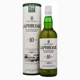 Laphroaig 10 Year Old Islay Single Malt Whisky 70cl