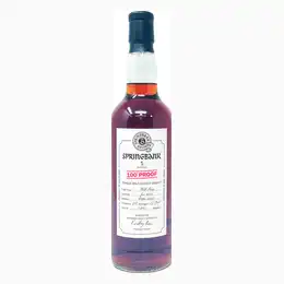 Springbank 2019 Springbank Society 5 Year Old 100 Proof Single Malt Scotch Whisky, 70cl, 46% ABV