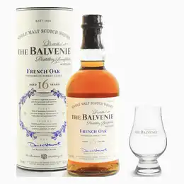 Balvenie - 16 Year Old  Pineau Cask Glencairn Glass