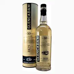 GLENCADAM 10 Year Old Highland Single Malt Scotch Whisky 70cl 46%