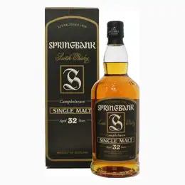Springbank 32 Year Old Limited Edition Campbeltown Single Malt Scotch Whisky 70cl