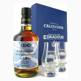 Edradour 12 Year Old Caledonia Gift Pack 46% 70cl
