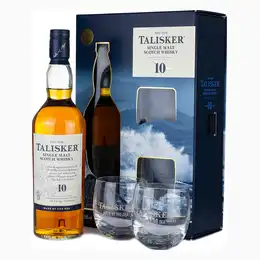 Talisker 10 Year Old & Glasses Gift Pack