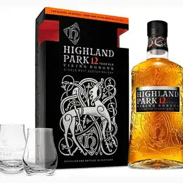 Highland Park - Viking Honour 12 Year Old Whisky Gift Set, 70 cl