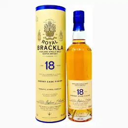 Royal Brackla 18 Year Old Sherry Cask Single Malt Scotch Whisky, 70cl, 46% ABV