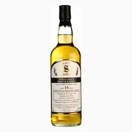 Signatory Vintage Port Dundas 14 Year Old 2008 Un-Chillfiltered Collection Lowland Single Grain Scotch Whisky 70cl