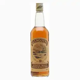 Glengoyne 10 Year Old Cream Label Bot.1980s