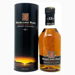 Highland Park 12 Year Old Dumpy Single Malt Scotch Whisky, 70cl, 40% ABV