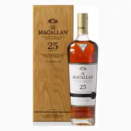 Macallan 25 Year Old Sherry Oak 2023 Release With Wooden Original Box