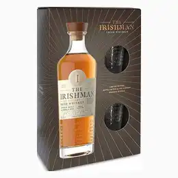 The Irishman The Harvest Irish Single Malt Whiskey Glass Pack 70cl