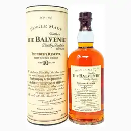 Balvenie 10 Year Old Founders Reserve Single Malt Scotch Whisky, 1L, 43% ABV