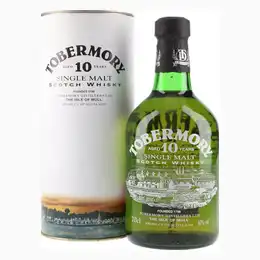Tobermory 10 Year Old Island Single Malt Scotch Whisky Old Design 70cl
