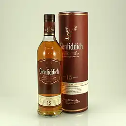 Glenfiddich 15 year old Solera Speyside Single Malt Scotch Whisky 40% 70cl