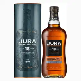 Bottle Of Jura 18 Year Old Whisky with Gift box