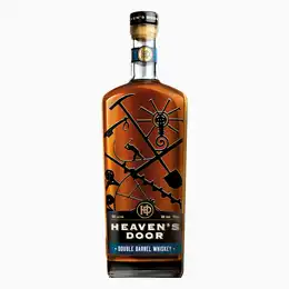Heavens Door Double Barrel Bourbon 70cl Free Bob Dylan Spotify Plaque