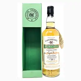 Hazelburn 10 Year Old Rum Cask Cadenheads Single Malt Scotch Whisky, 70cl, 53.3% ABV
