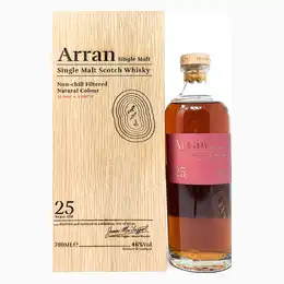 Arran 25 Year Old 2021 Release Single Malt Scotch Whisky, 70cl, 46% ABV