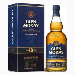 Glen Moray Heritage 18 Year Old - First Fill American Cask - Single Malt Scotch Whisky