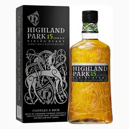 Highland Park 15 Year Old Island Single Malt Scotch Whisky 70cl