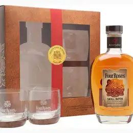Four Roses Small Batch Bourbon Gift Set, 70 cl