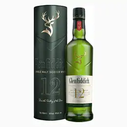 Glenfiddich 12 Year Old Single Malt Scotch Whisky with Limited Release Gift Tin 70cl