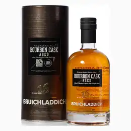 Bruichladdich 16 Year Old "Bourbon Cask Aged" With Original Metal Tube
