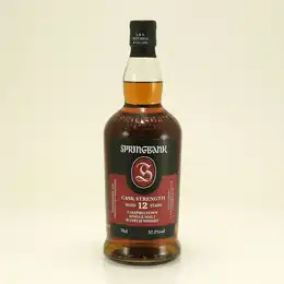 Springbank 12 year old Cask Strength Campbeltown Single Malt Scotch Whisky 57.2% 70cl
