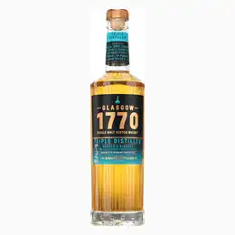 Glasgow 1770 Triple Distilled 46% Single Malt Scotch Whisky 70cl