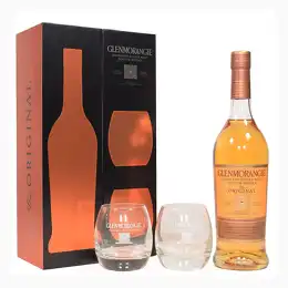 Glenmorangie 10 Year Old Whisky With Glasses Gift Set 70cl