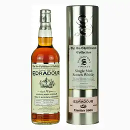 Edradour 10 Year Old 2008 Signatory Un-Chillfiltered
