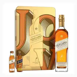 Johnnie Walker Gold Label Reserve Whisky 70cl Gift Set
