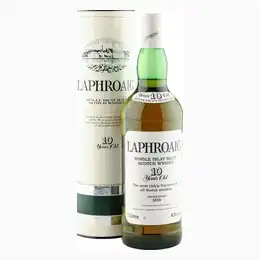 Laphroaig 10 Year Old, Litre Pre-Royal Warrant Bottling with Tube