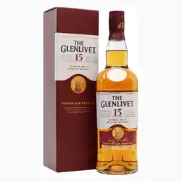 THE GLENLIVET 15 Year Old French Oak Reserve Speyside Single Malt Scotch Whisky 70cl 40%