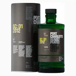PORT CHARLOTTE SC:01 2012 Islay Single Malt Scotch Whisky 70cl 55.2%