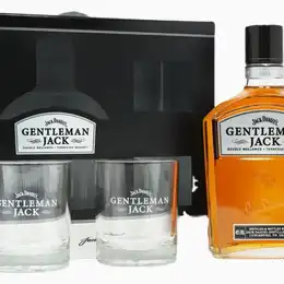 Jack Daniels Gentleman Jack Whiskey Gift Set, 70 cl