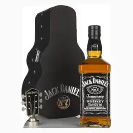 Jack Daniels Tennessee Whiskey Guitar Case Gift Pack  70cl