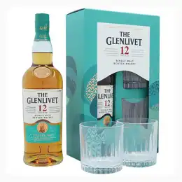 The Glenlivet 12 Years Double Oak 2 glasses 0.7L 