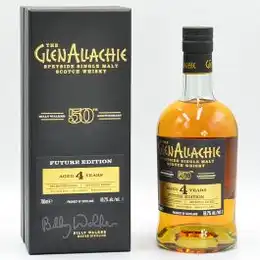 GlenAllachie 4 Year Old Malt Whisky Future Edition Billy Walker 50th Anniversary